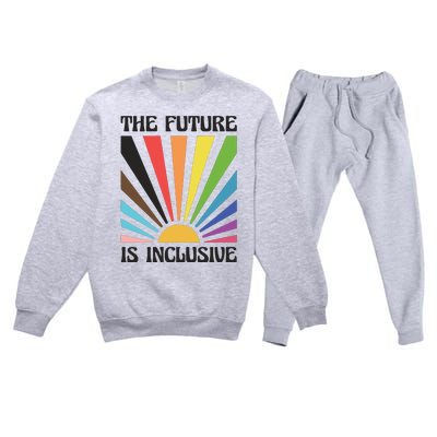 The Future Is Inclusive Premium Crewneck Sweatsuit Set