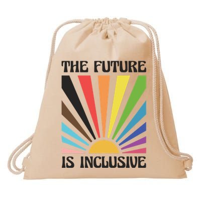The Future Is Inclusive Drawstring Bag