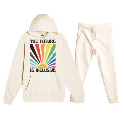 The Future Is Inclusive Premium Hooded Sweatsuit Set