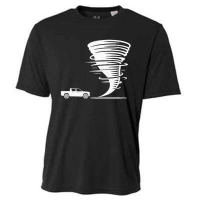 Tornado For Idea Gift Storm Chaser Cooling Performance Crew T-Shirt