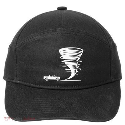Tornado For Idea Gift Storm Chaser 7-Panel Snapback Hat