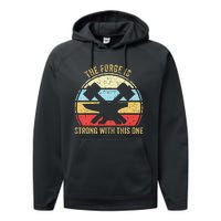 The Forge Is Strong With This One Funny Blacksmith Performance Fleece Hoodie