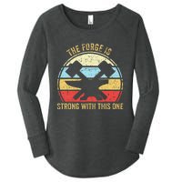 The Forge Is Strong With This One Funny Blacksmith Women's Perfect Tri Tunic Long Sleeve Shirt