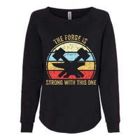 The Forge Is Strong With This One Funny Blacksmith Womens California Wash Sweatshirt