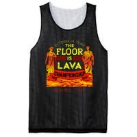 The Floor Is Lava Championship Pompeii Italy  Mesh Reversible Basketball Jersey Tank