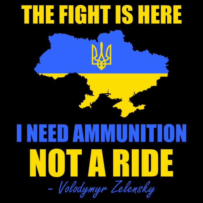 The Fight Is Here I Need Ammunition, Not A Ride Support Ukraine Flatbill Hat