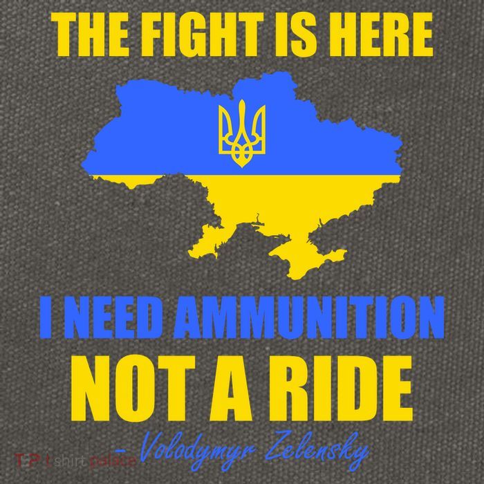 The Fight Is Here I Need Ammunition, Not A Ride Support Ukraine Cotton Canvas Backpack