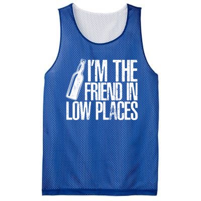 The Friend In Low Places Funny Country Quotes Gift Mesh Reversible Basketball Jersey Tank