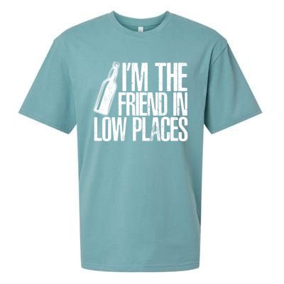 The Friend In Low Places Funny Country Quotes Gift Sueded Cloud Jersey T-Shirt