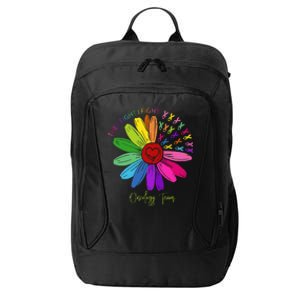 They Fight I Fight Oncology Team Sunflower City Backpack