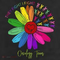 They Fight I Fight Oncology Team Sunflower Beanie