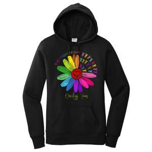 They Fight I Fight Oncology Team Sunflower Women's Pullover Hoodie