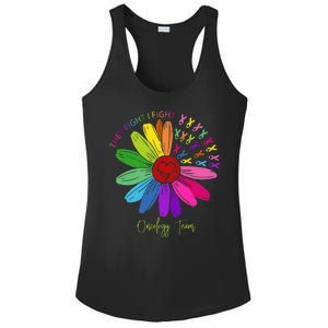 They Fight I Fight Oncology Team Sunflower Ladies PosiCharge Competitor Racerback Tank