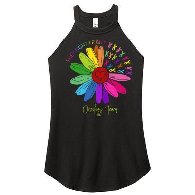 They Fight I Fight Oncology Team Sunflower Women’s Perfect Tri Rocker Tank