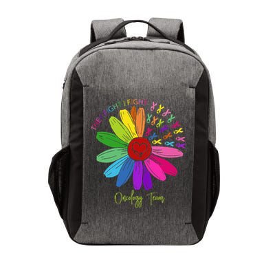 They Fight I Fight Oncology Team Sunflower Vector Backpack