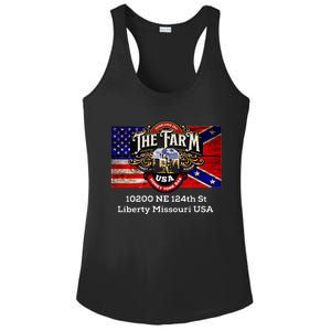 The Farm I Love Goats & Chickens Ladies PosiCharge Competitor Racerback Tank