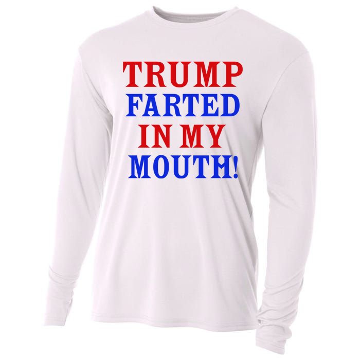 Trump Farted In My Mouth Cooling Performance Long Sleeve Crew