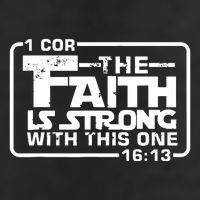 The Faith Is Strong With This One Christian Adult Drive Performance Visor