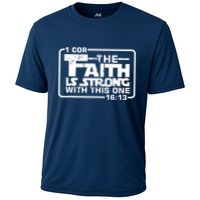 The Faith Is Strong With This One Christian Cooling Performance Crew T-Shirt