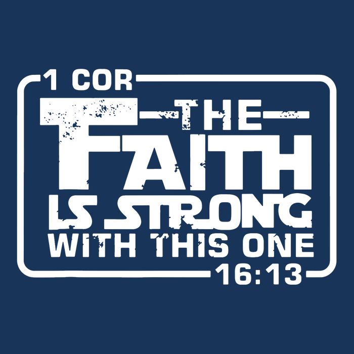 The Faith Is Strong With This One Christian 7-Panel Snapback Hat