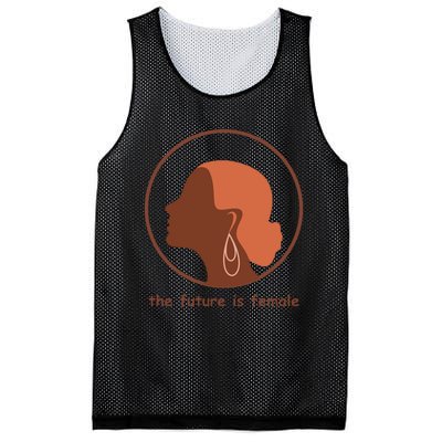 The Future Is Female Mesh Reversible Basketball Jersey Tank