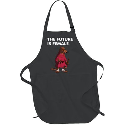 The Future Is Female Splinter Full-Length Apron With Pockets