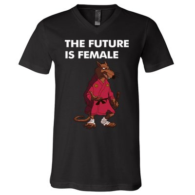 The Future Is Female Splinter V-Neck T-Shirt