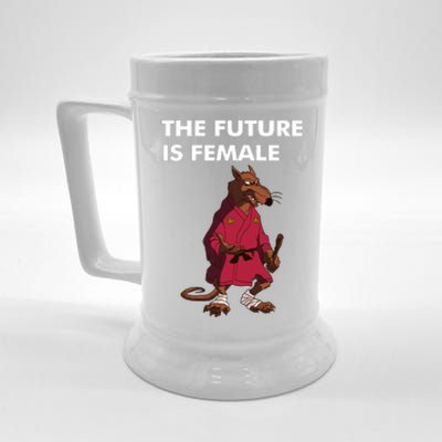 The Future Is Female Splinter Beer Stein