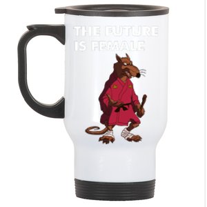 The Future Is Female Splinter Stainless Steel Travel Mug