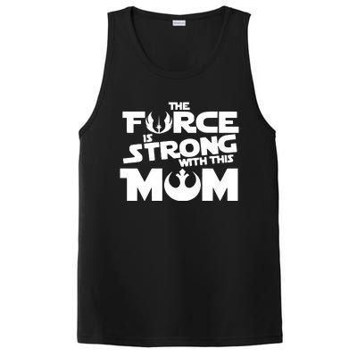 The Force Is Strong With This Mom Strong Mom Star Movie Wars Mother's Day PosiCharge Competitor Tank