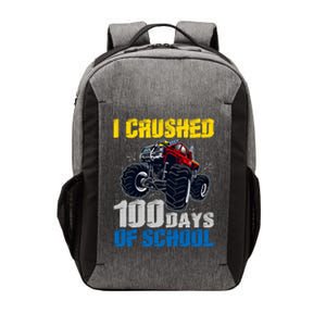 Truck Funny I Crushed 100 Days Of School Funny Gift Vector Backpack