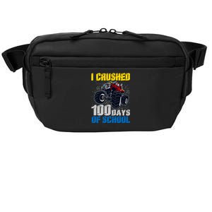 Truck Funny I Crushed 100 Days Of School Funny Gift Crossbody Pack