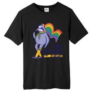 The Future Is Equal Sloth Pride Tall Fusion ChromaSoft Performance T-Shirt