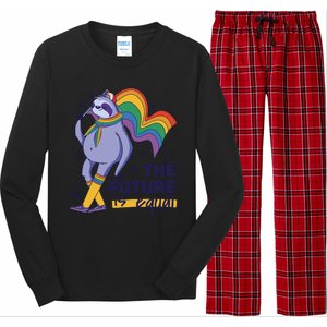 The Future Is Equal Sloth Pride Long Sleeve Pajama Set