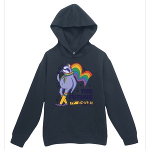 The Future Is Equal Sloth Pride Urban Pullover Hoodie