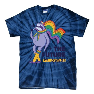 The Future Is Equal Sloth Pride Tie-Dye T-Shirt