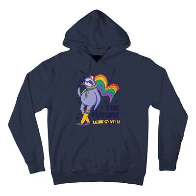 The Future Is Equal Sloth Pride Tall Hoodie