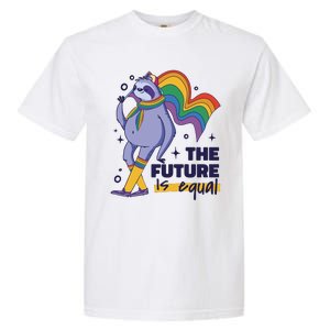 The Future Is Equal Sloth Pride Garment-Dyed Heavyweight T-Shirt