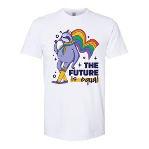 The Future Is Equal Sloth Pride Softstyle CVC T-Shirt