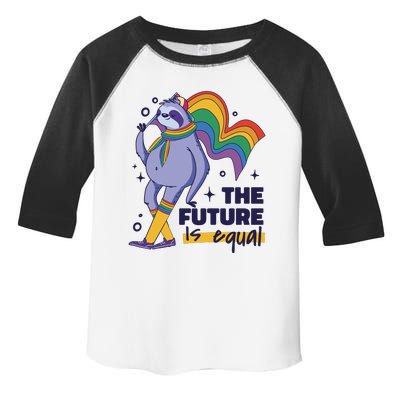 The Future Is Equal Sloth Pride Toddler Fine Jersey T-Shirt