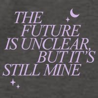 The Future Is Unclear But Its Still Mine Cute Vector Backpack