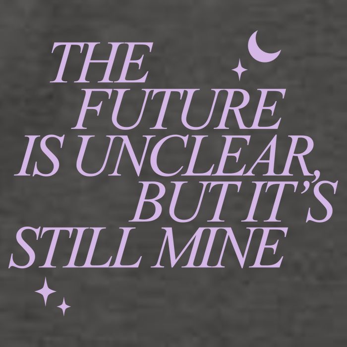 The Future Is Unclear But Its Still Mine Cute Vector Backpack