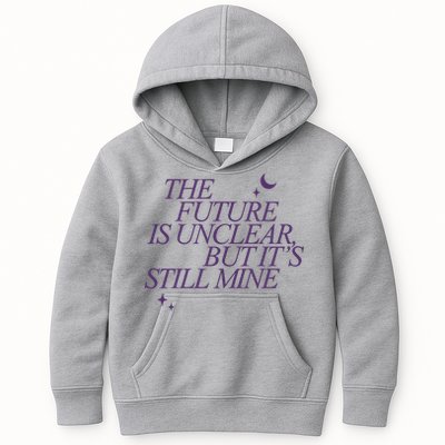 The Future Is Unclear But Its Still Mine Cute Kids Hoodie