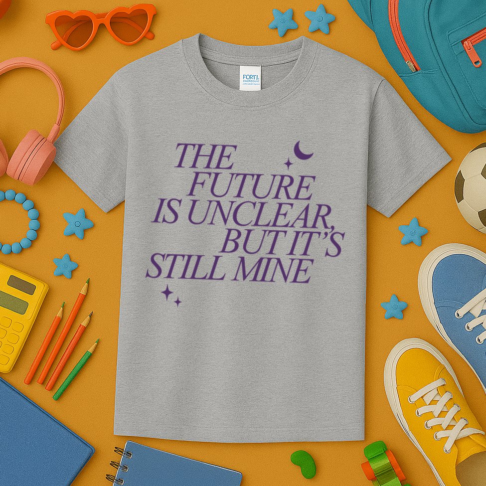 The Future Is Unclear But Its Still Mine Cute Kids T-Shirt