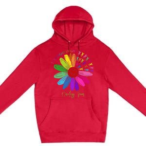 They Fight I Fight Oncology Team Sunflower Oncology Nurse Premium Pullover Hoodie