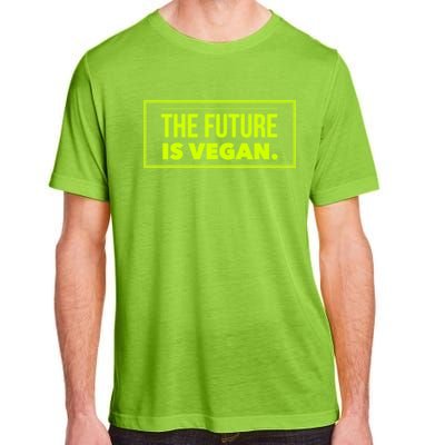 The Future Is Vegan Healthy Eating Veggie Plant Power Gift Adult ChromaSoft Performance T-Shirt