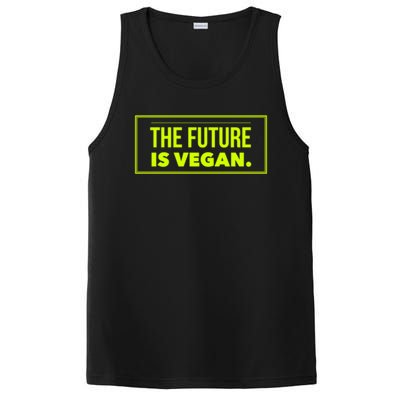 The Future Is Vegan Healthy Eating Veggie Plant Power Gift PosiCharge Competitor Tank