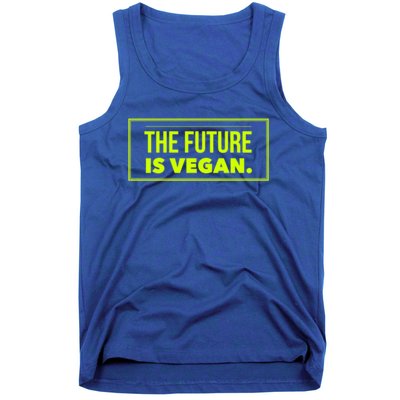 The Future Is Vegan Healthy Eating Veggie Plant Power Gift Tank Top