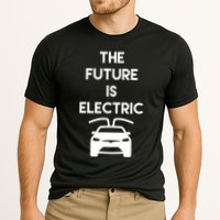 The Future Is Electric Car Cooling Performance Crew T-Shirt