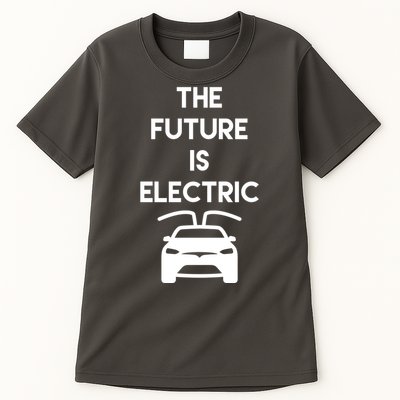 The Future Is Electric Car Tall T-Shirt